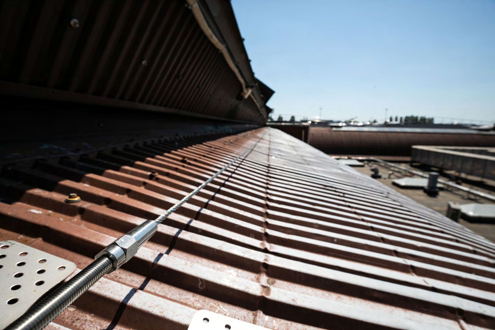 Linea vita su copertura