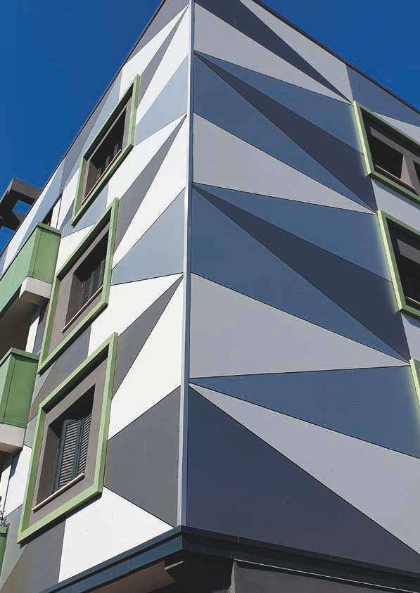 Facciata ventilata in metallo